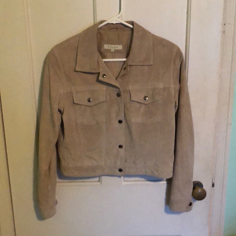 Vintage Sorbe cropped suede y2k jacket